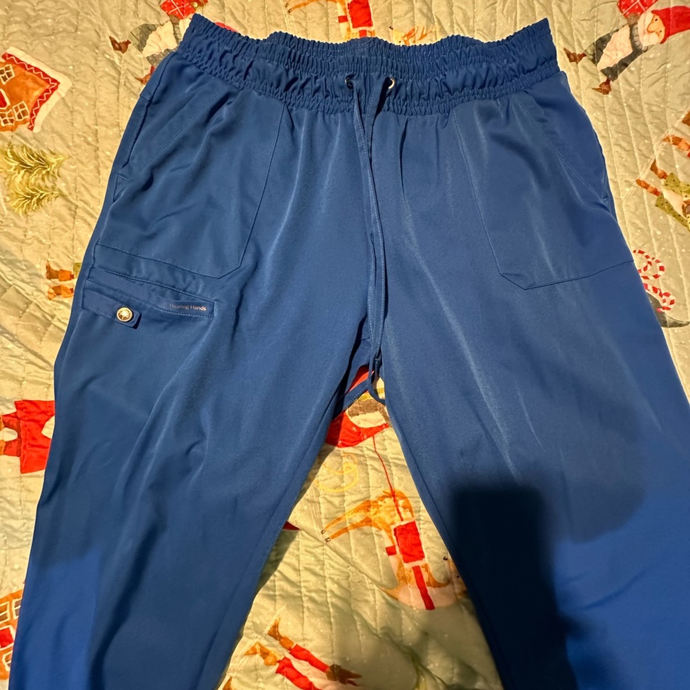 Healing hands jogger scrub pants